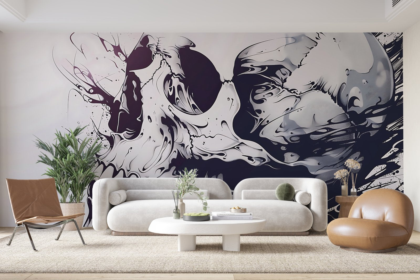 Papier peint 1146 - mockup chambre
