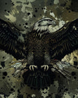 Papier Peint Oiseaux & Rapaces - Aigle en Motif Camouflage