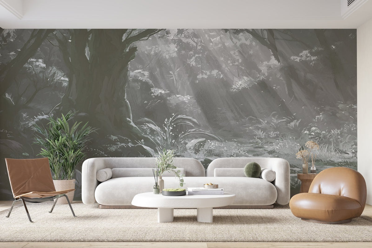 Papier peint 1166 - mockup chambre