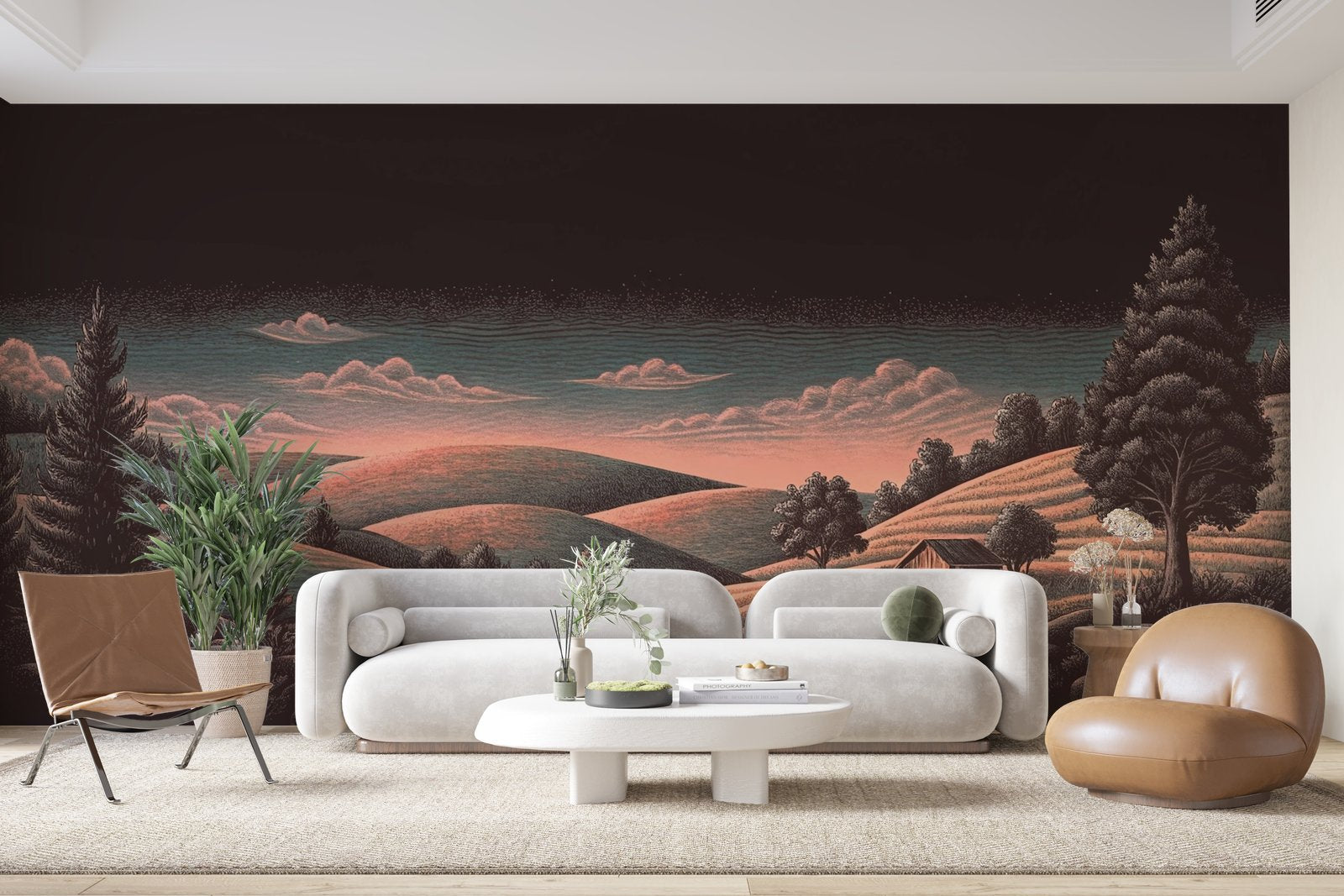 Papier peint 1169 - mockup chambre