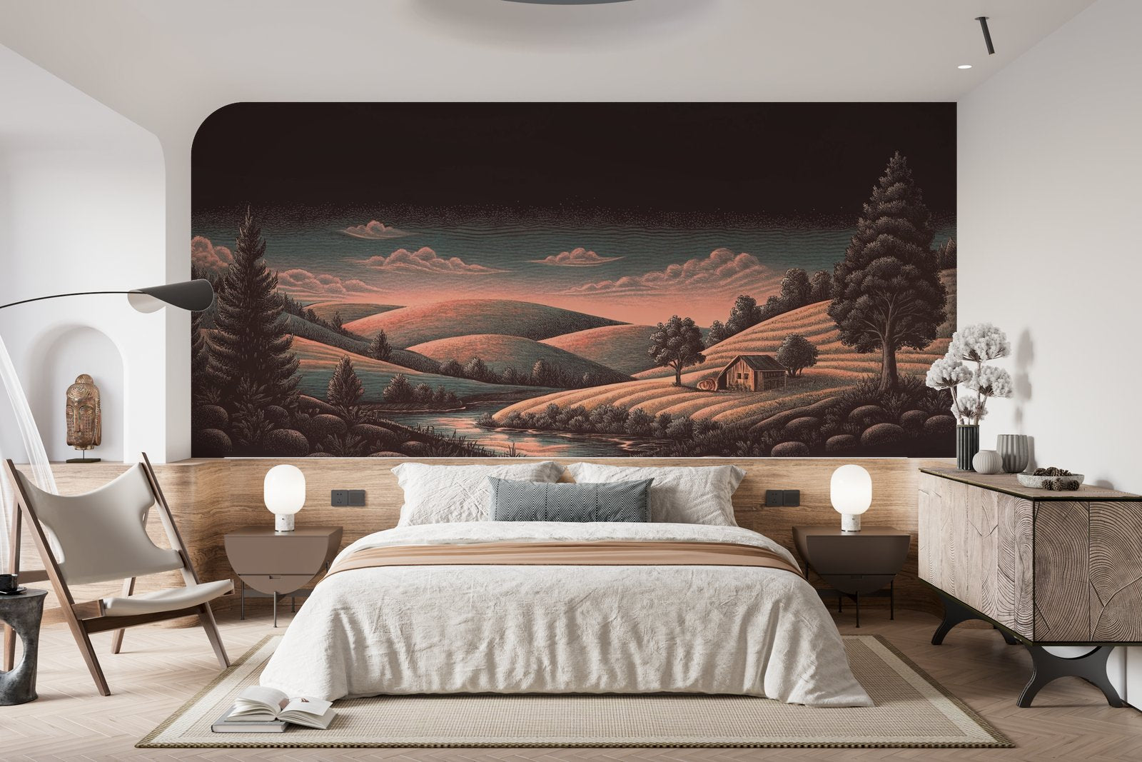 Papier peint 1169 - mockup salon