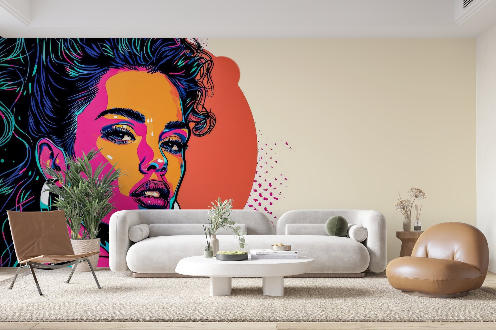Papier peint 117 - mockup chambre