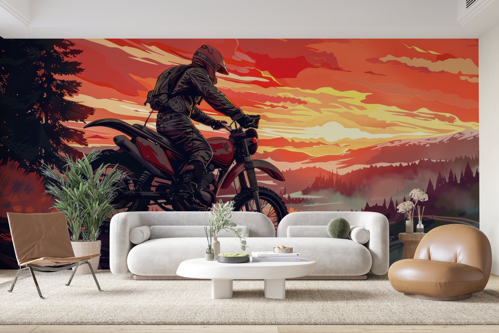 Papier peint 1171 - mockup chambre