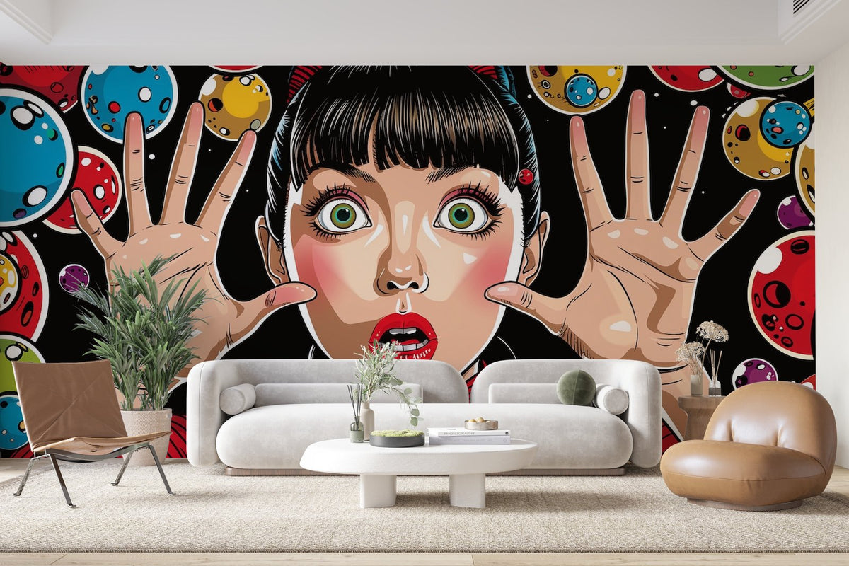Papier peint 1174 - mockup chambre