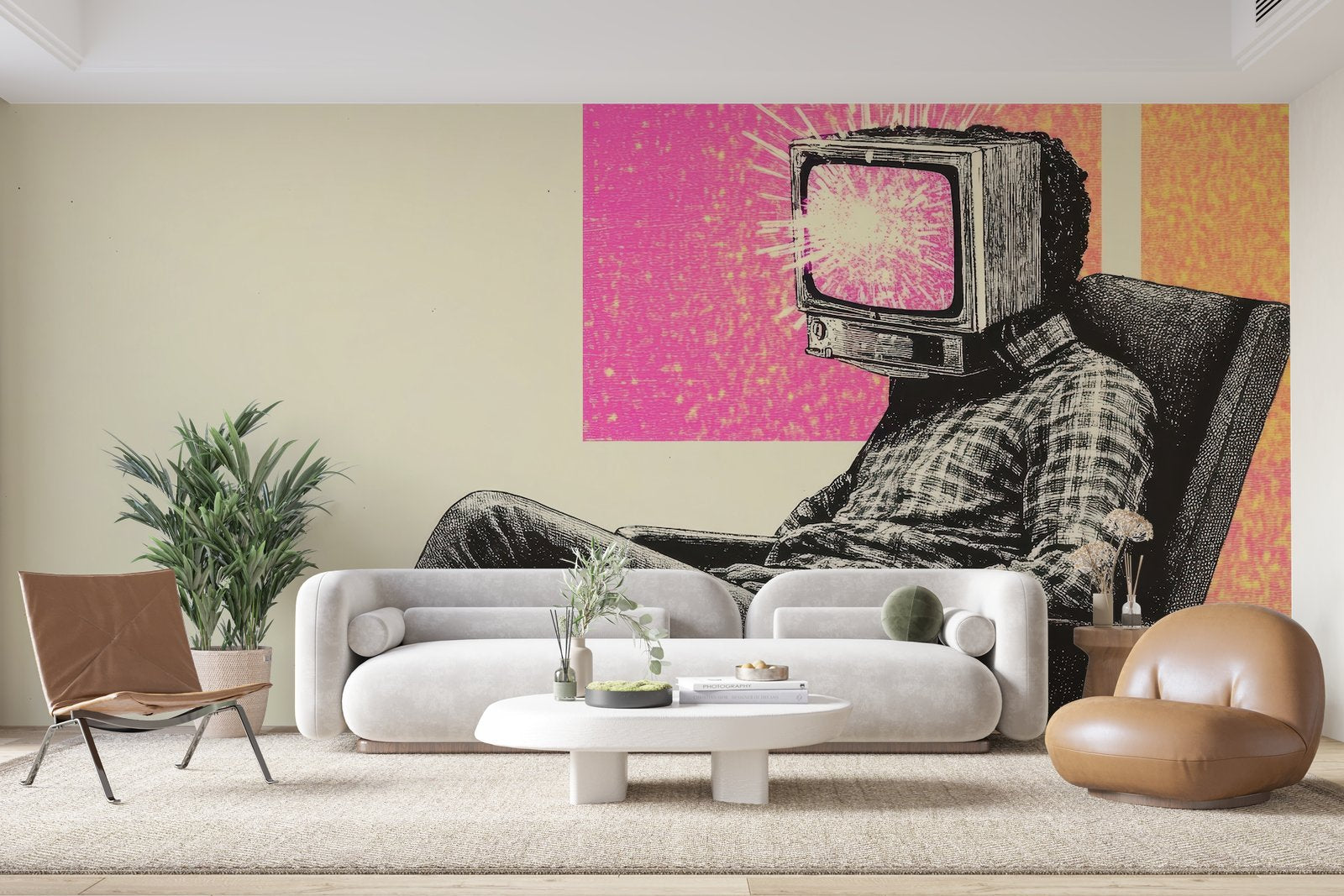 Papier peint 1176 - mockup chambre
