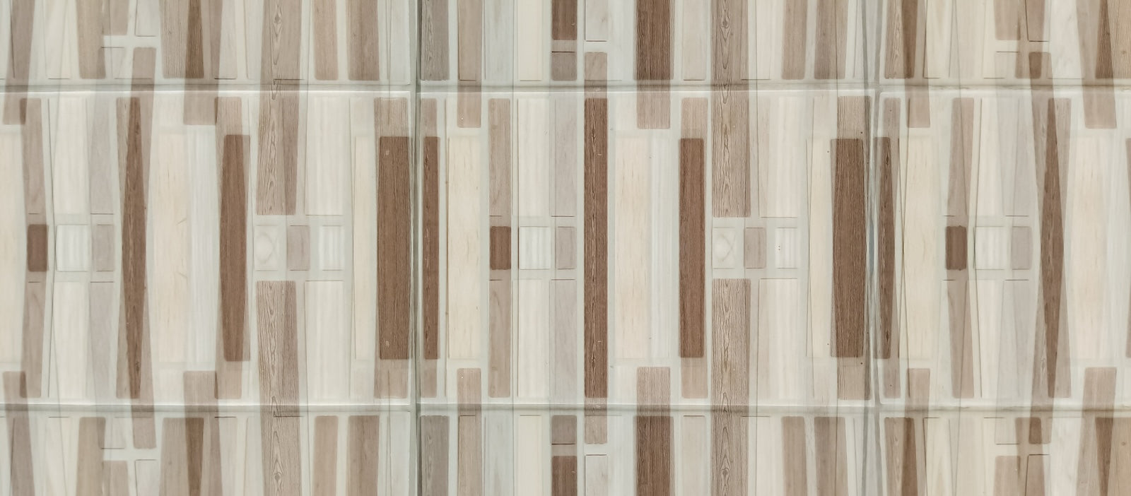 Papier Peint Bois - Planches Verticales Beige