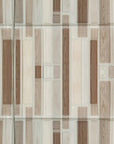 Papier Peint Bois - Planches Verticales Beige