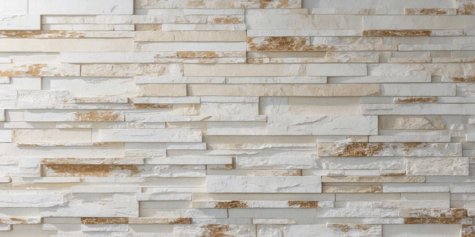 Papier Peint Pierre - Mur en Pierres Beige Clair
