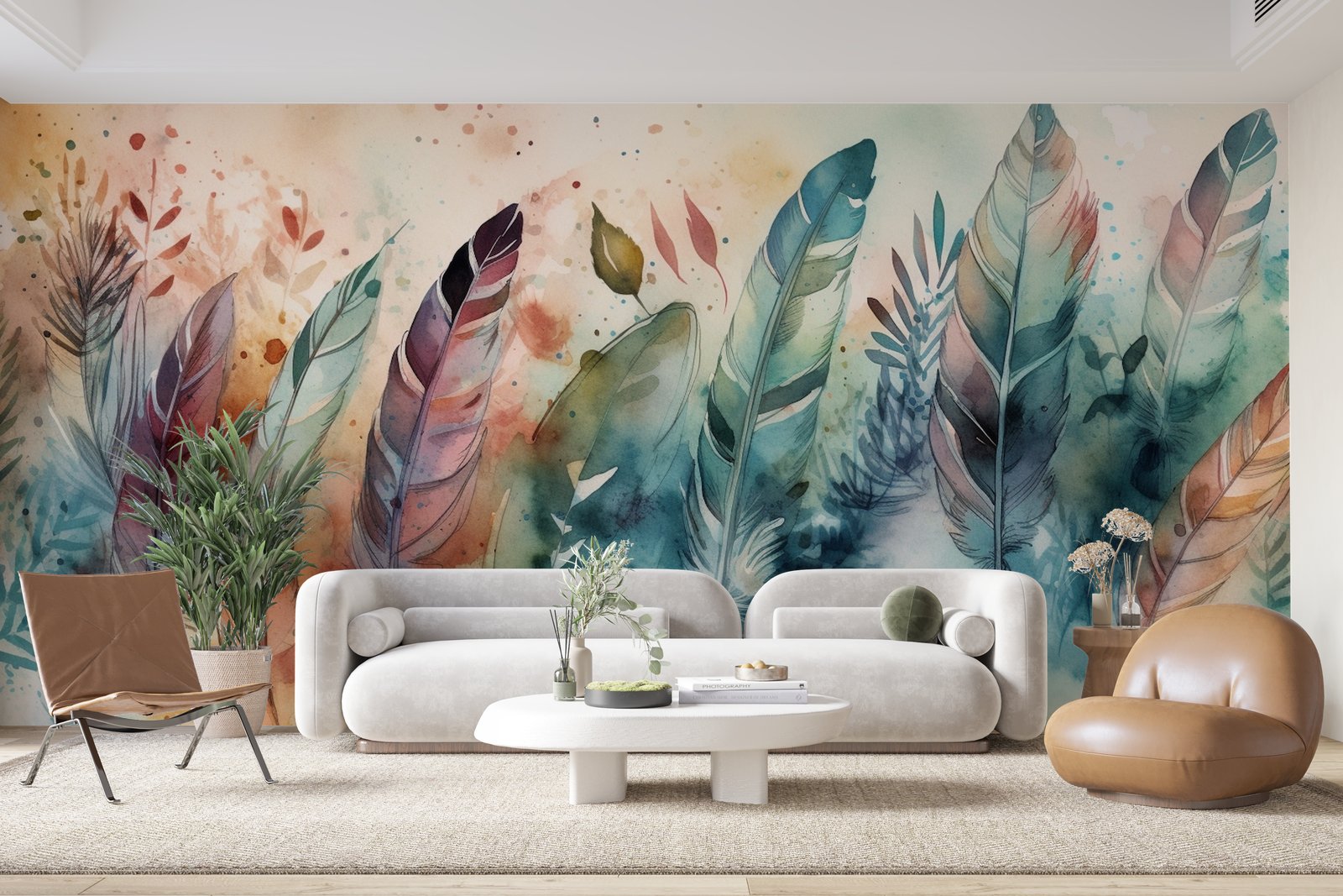 Papier peint 1194 - mockup chambre