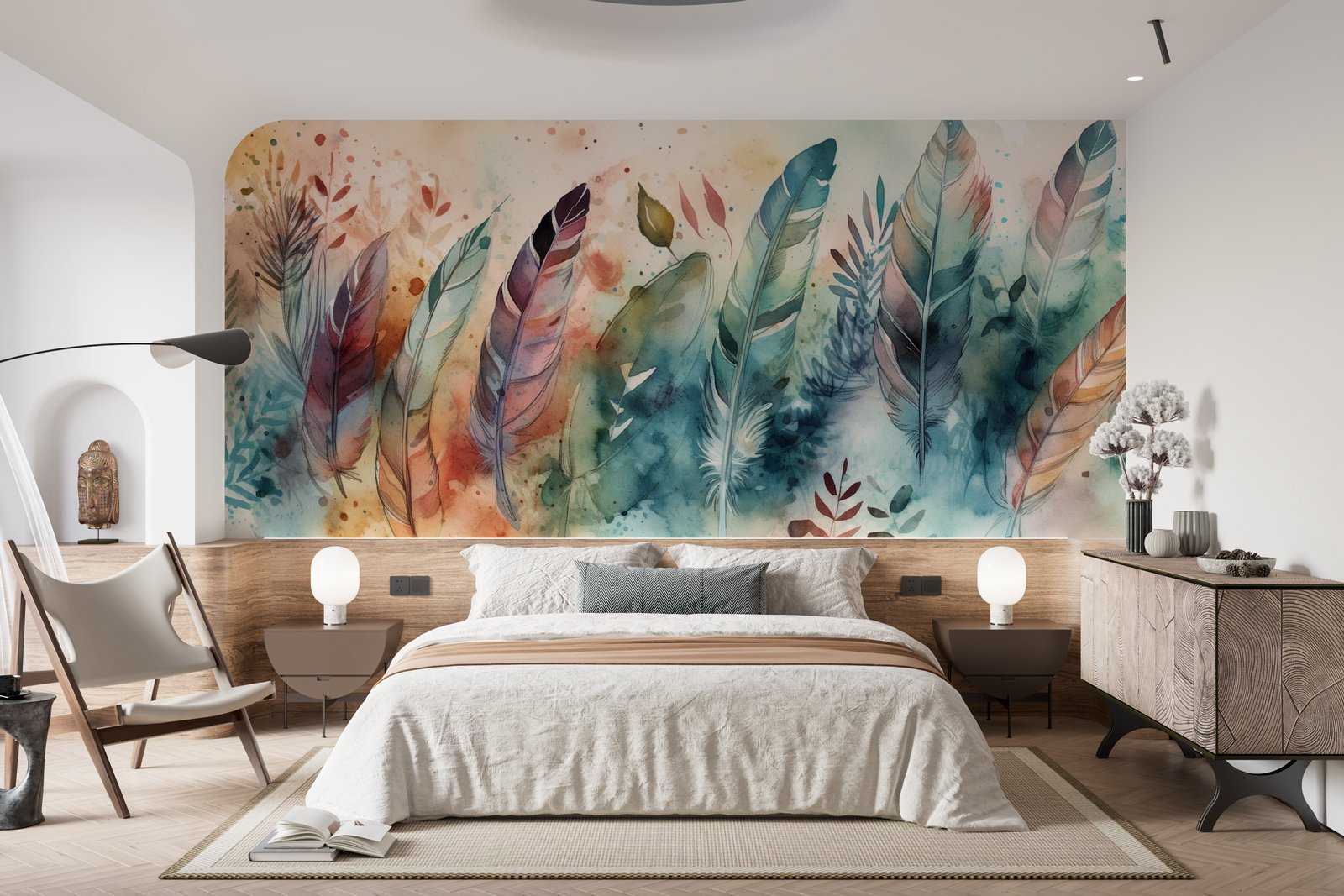 Papier peint 1194 - mockup salon