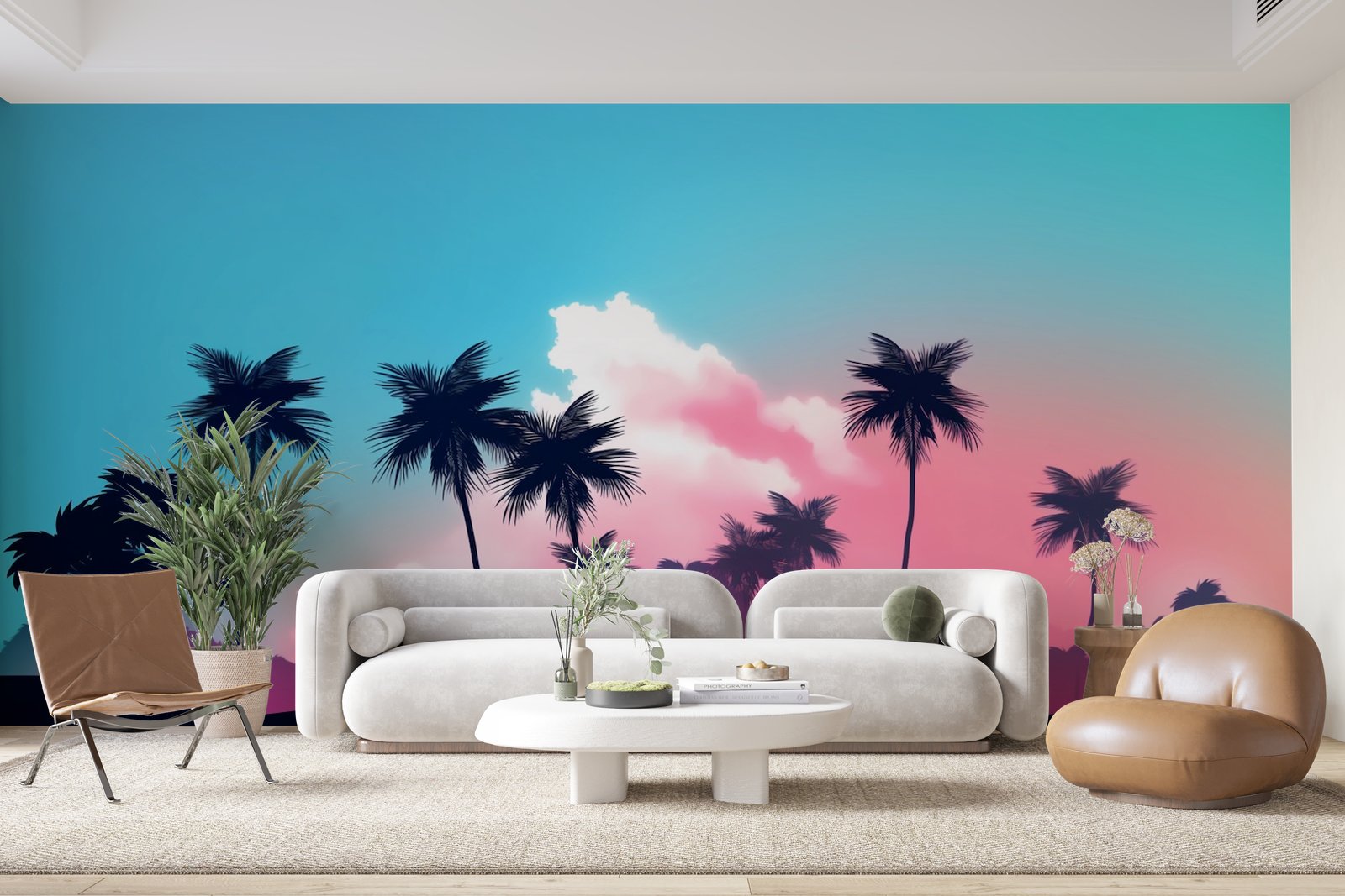 Papier peint 1195 - mockup chambre