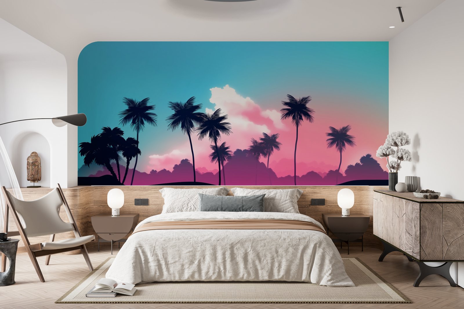 Papier peint 1195 - mockup salon