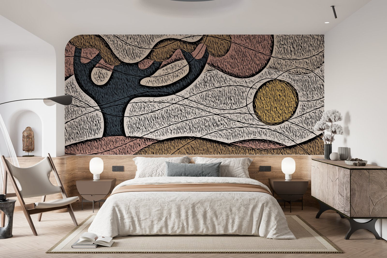 Papier peint 120 - mockup salon