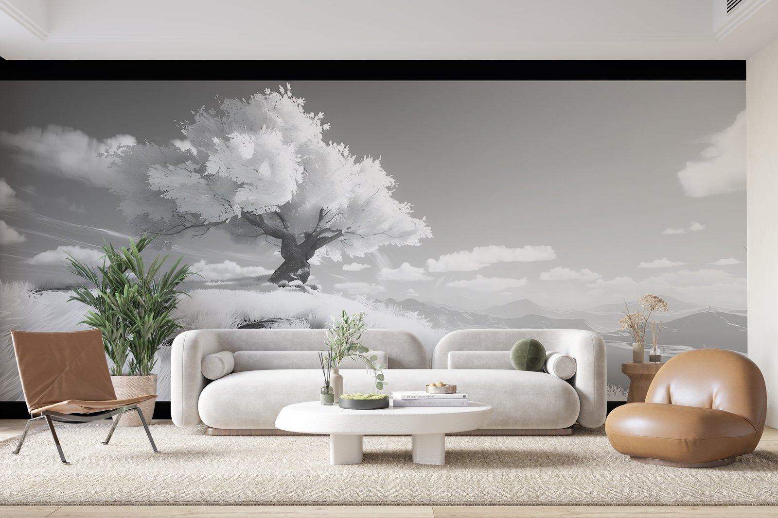 Papier peint 1200 - mockup chambre