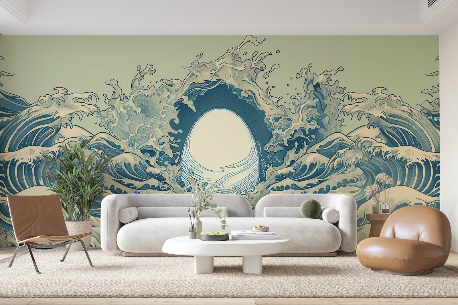 Papier peint 1203 - mockup chambre