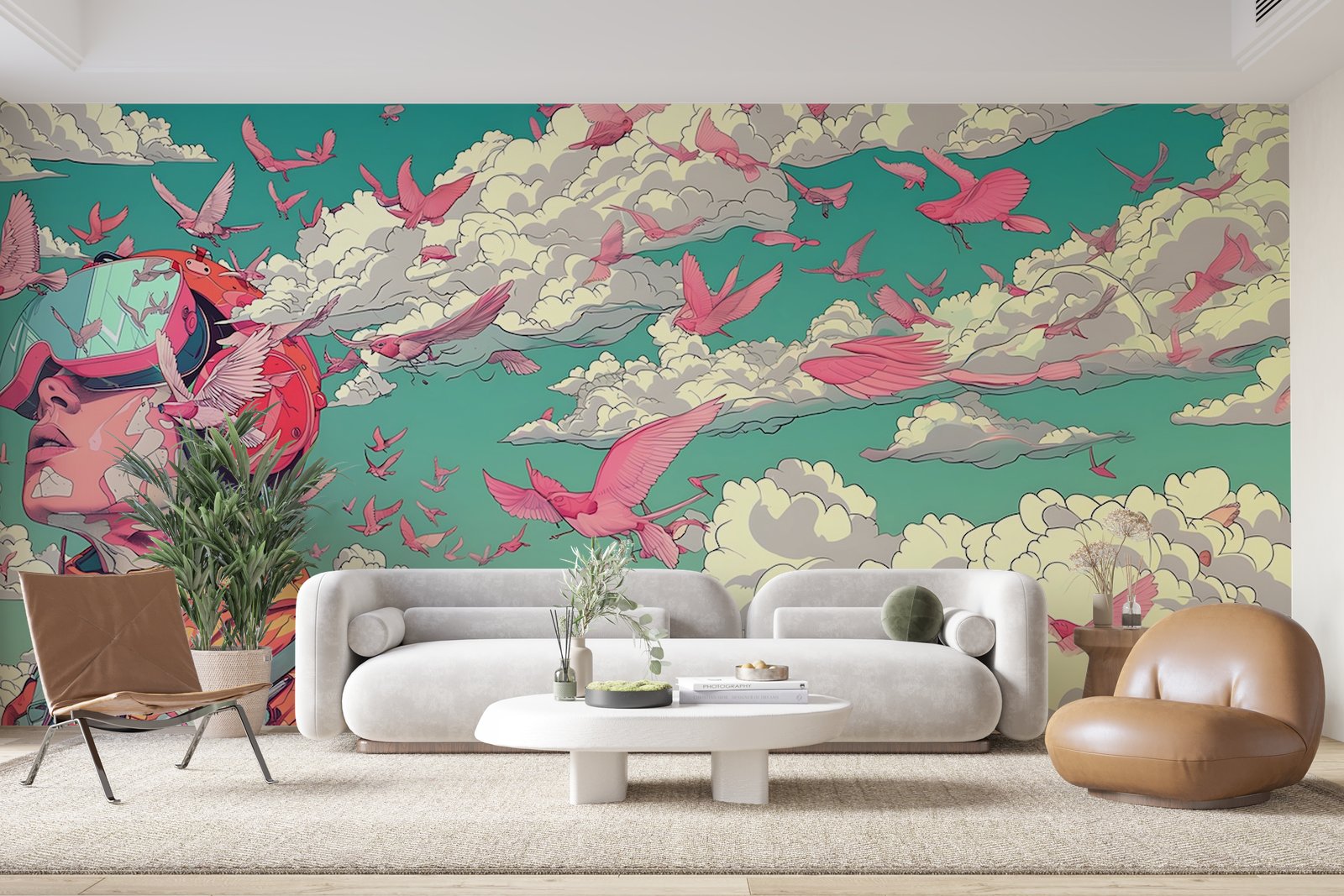 Papier peint 1204 - mockup chambre