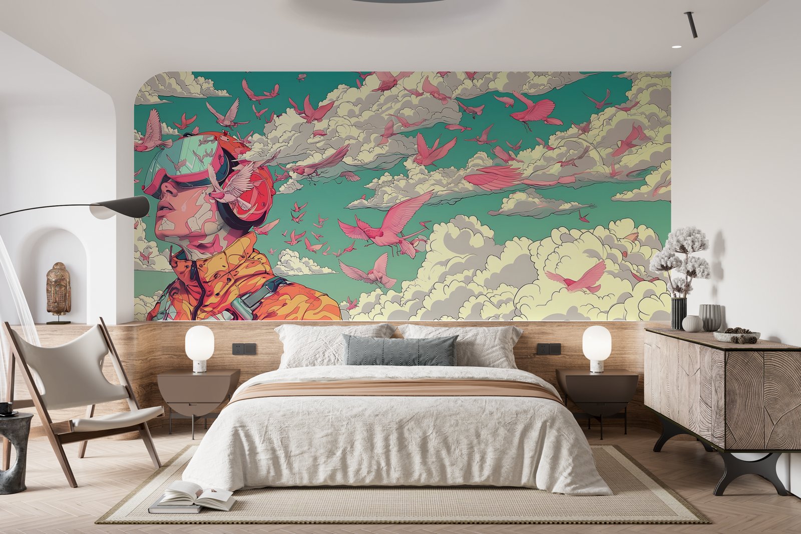 Papier peint 1204 - mockup salon