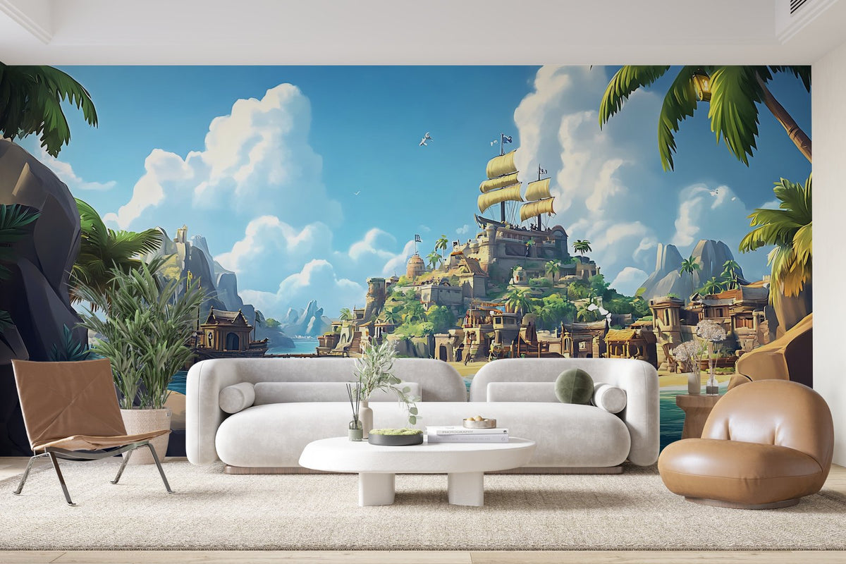 Papier peint 1206 - mockup chambre