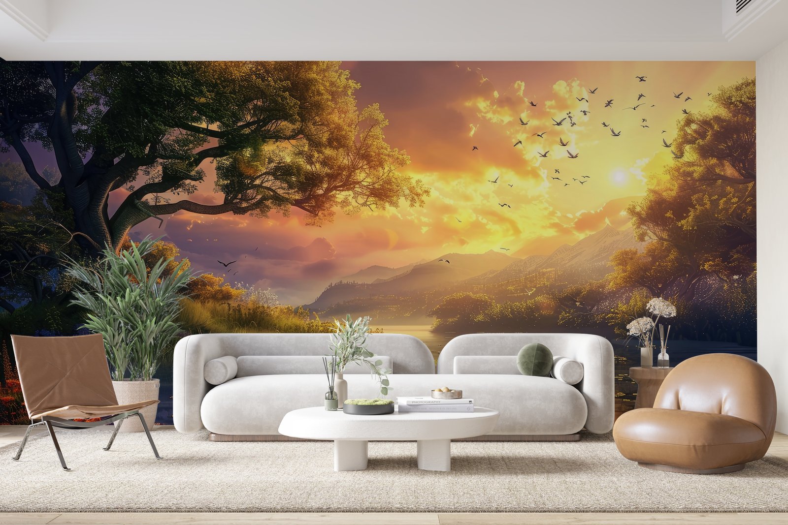 Papier peint 1233 - mockup chambre