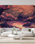 Papier peint 1234 - mockup chambre