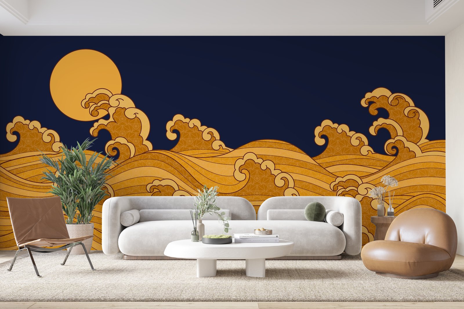 Papier peint 124 - mockup chambre