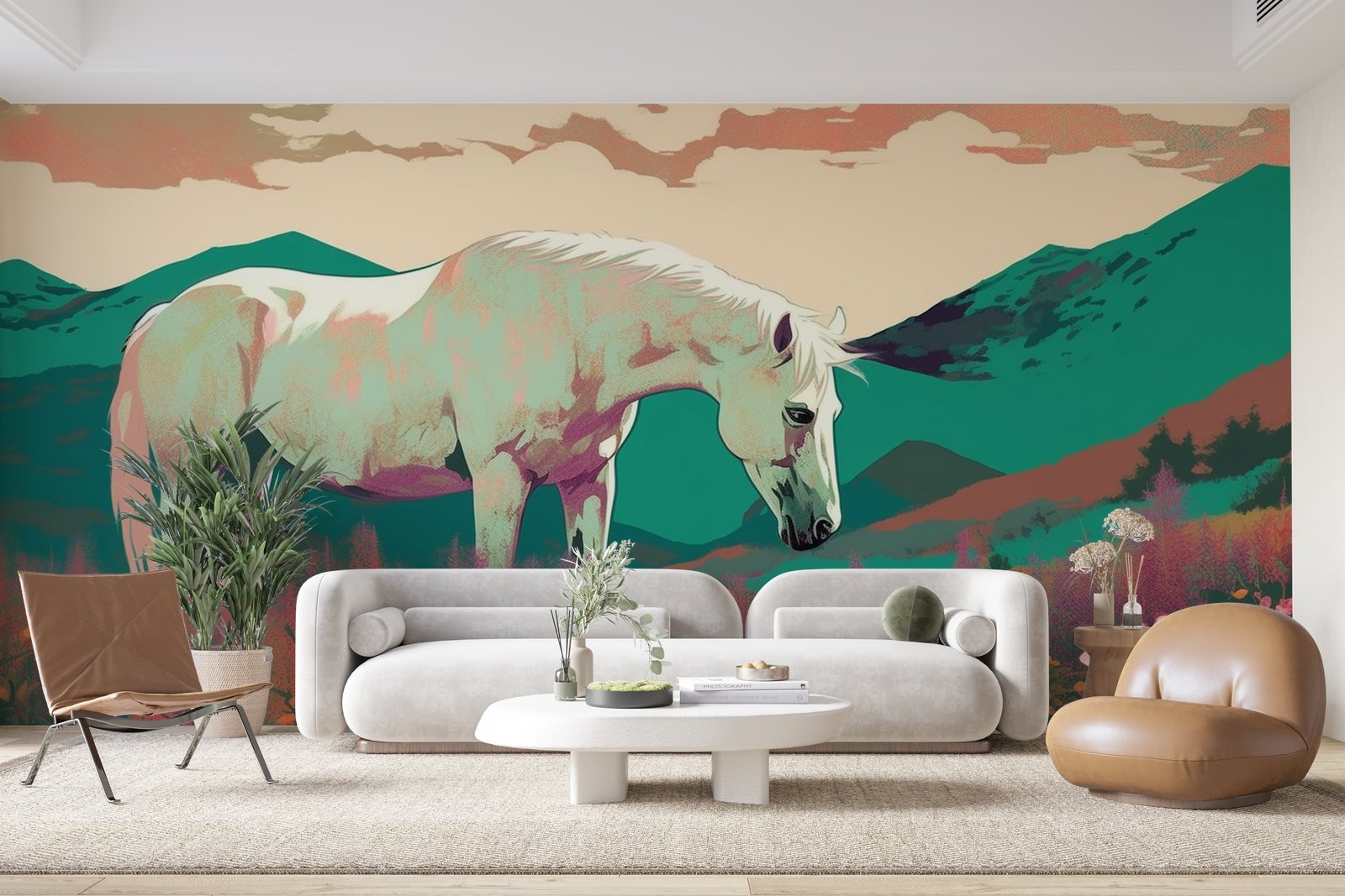 Papier peint 1254 - mockup chambre