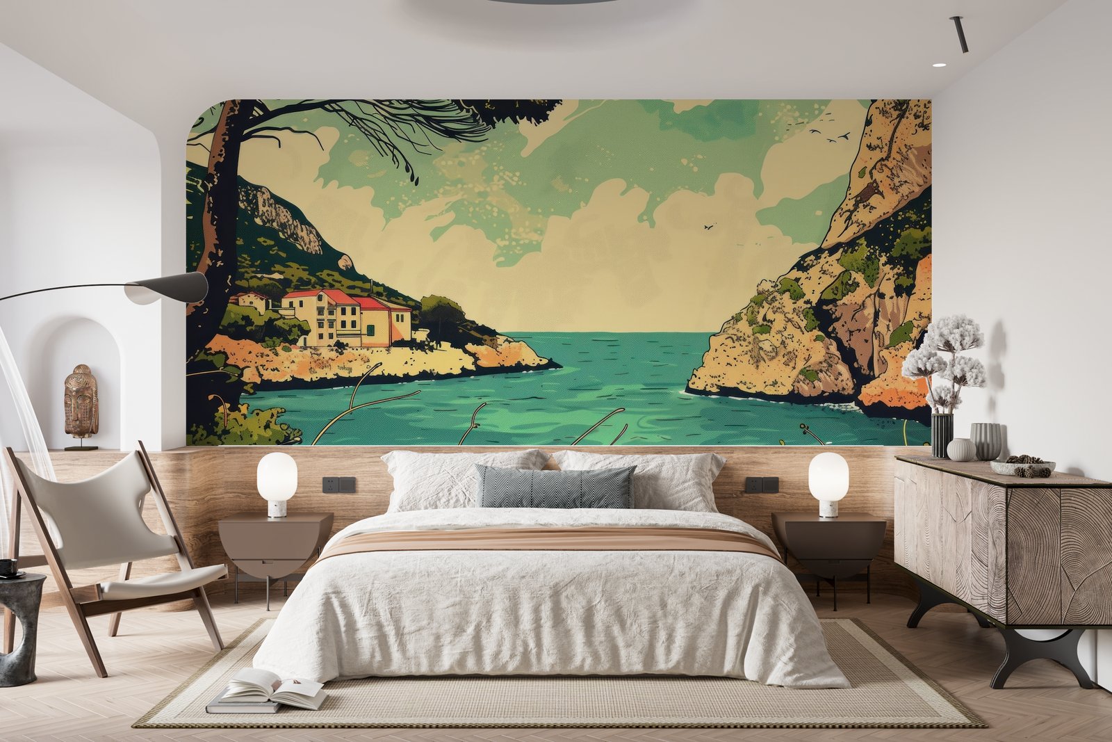 Papier peint 1258 - mockup salon