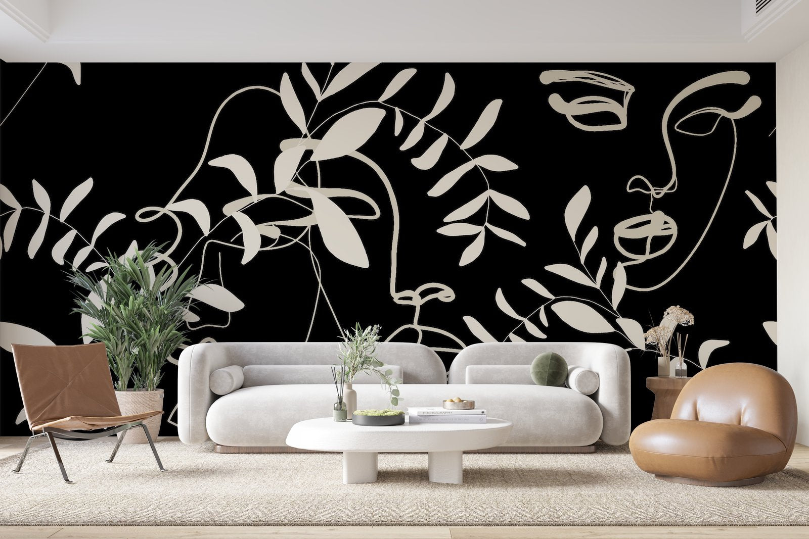 Papier peint 126 - mockup chambre