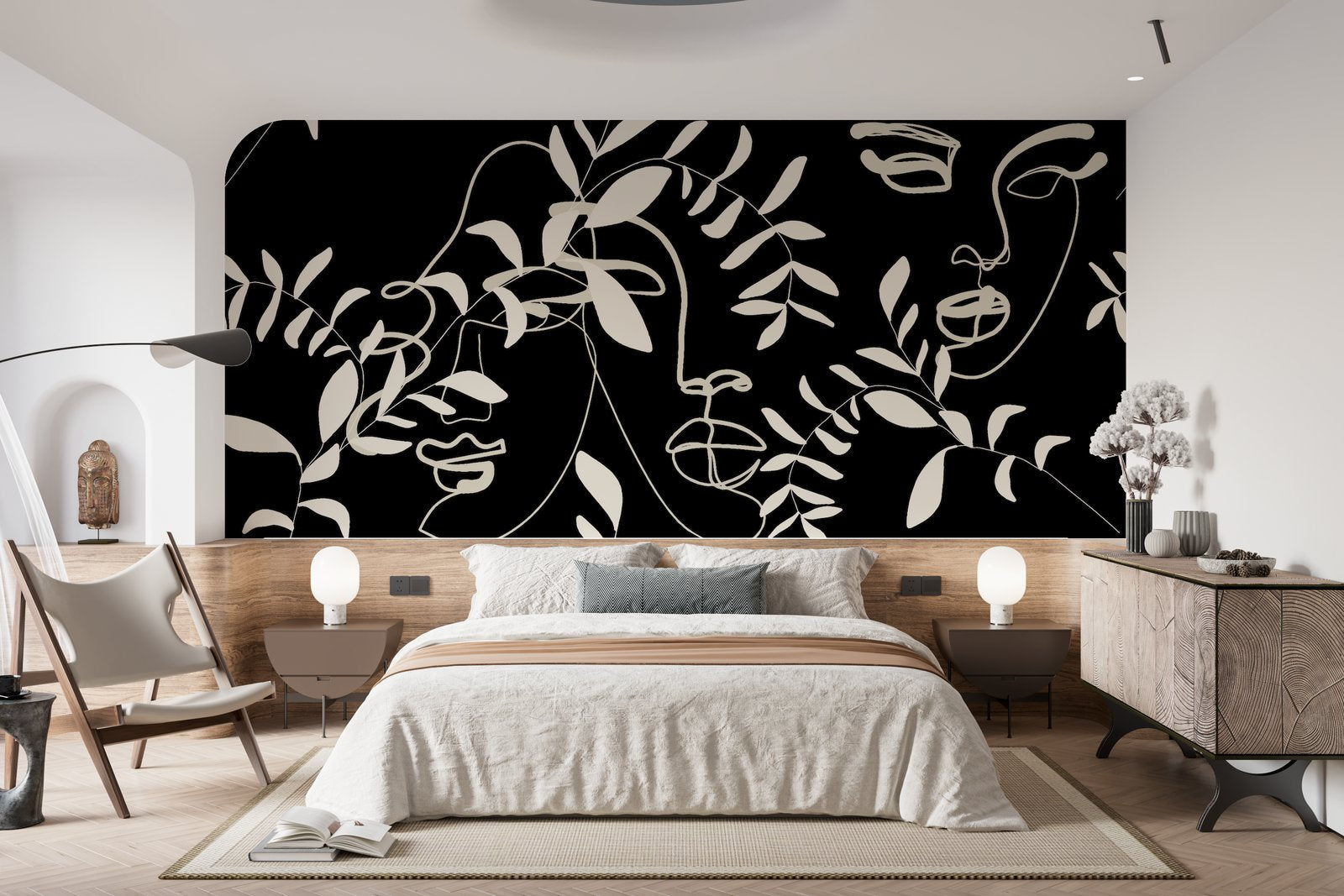 Papier peint 126 - mockup salon