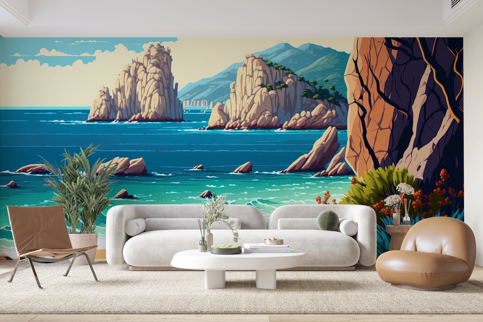 Papier peint 1261 - mockup chambre