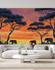 Papier peint 1263 - mockup chambre
