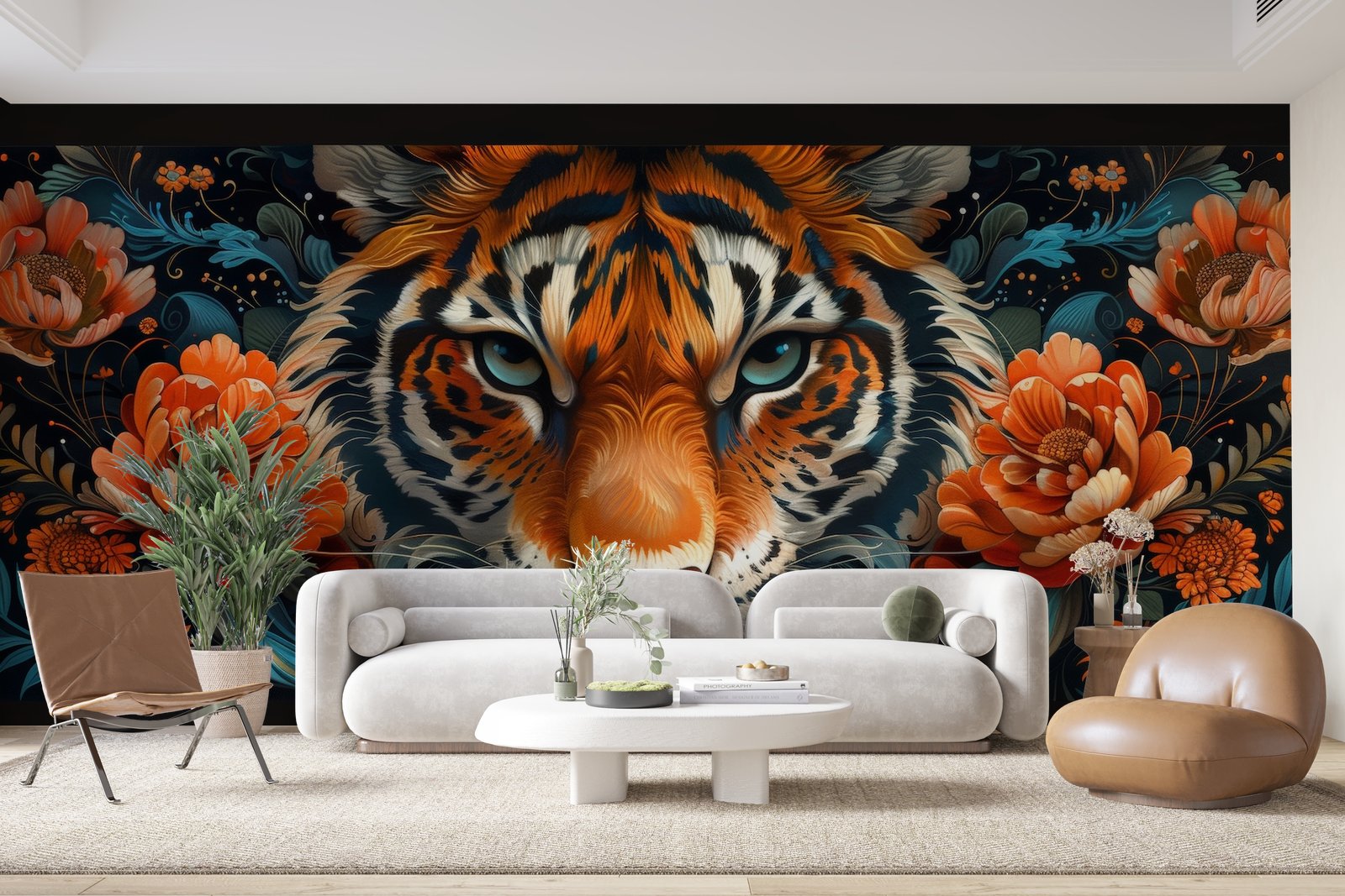 Papier peint 1264 - mockup chambre