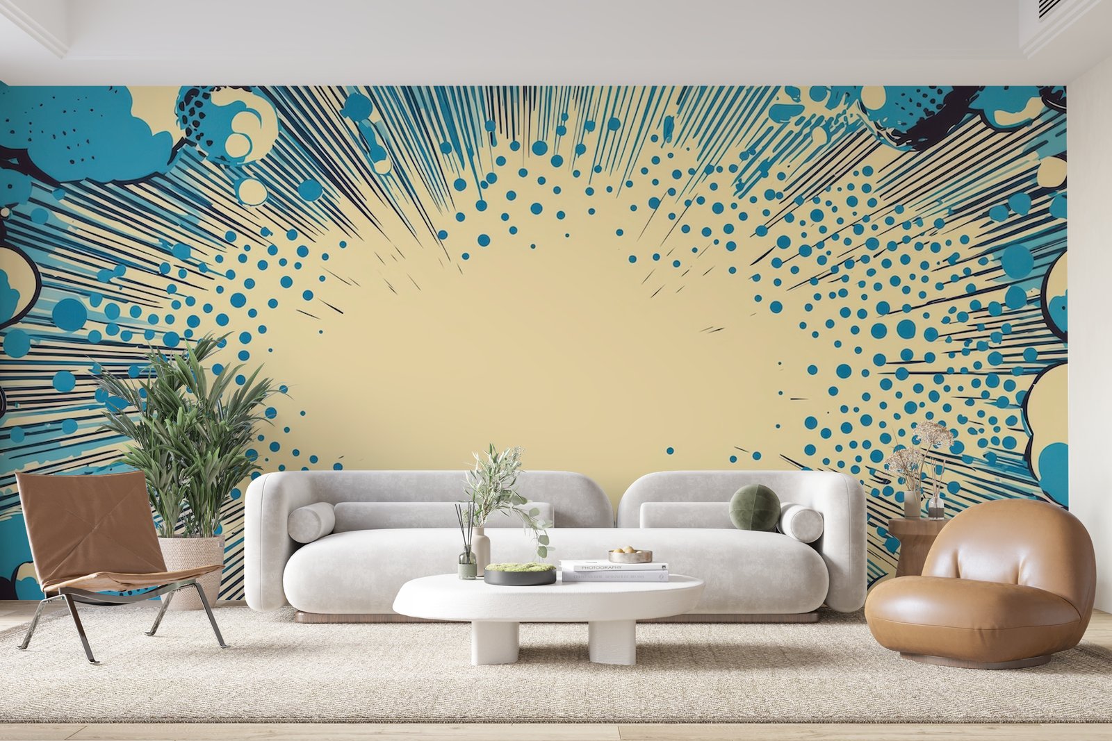 Papier peint 1265 - mockup chambre