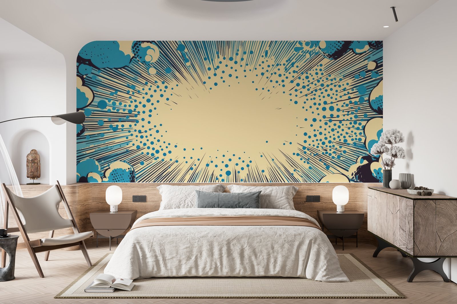 Papier peint 1265 - mockup salon