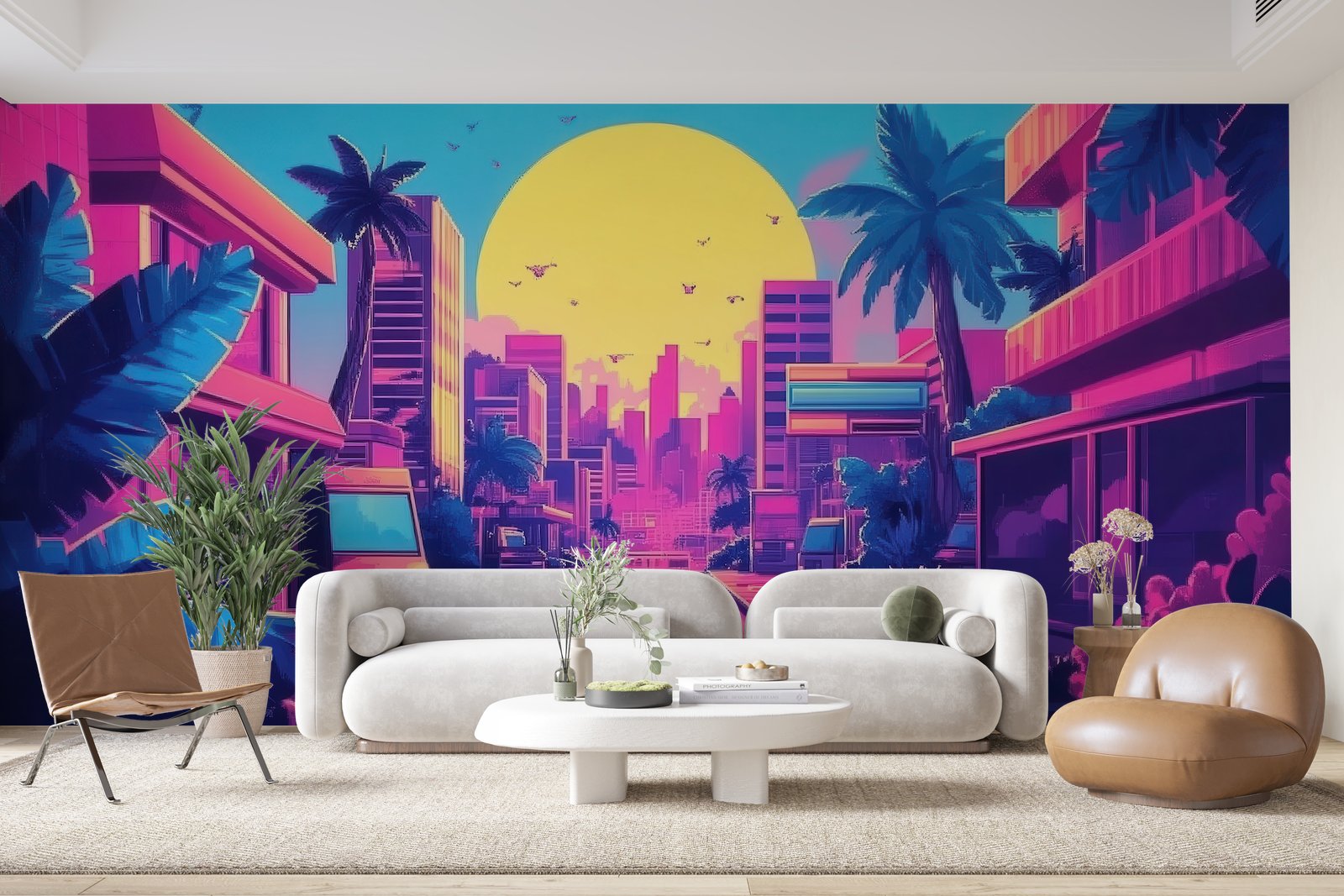 Papier peint 1267 - mockup chambre