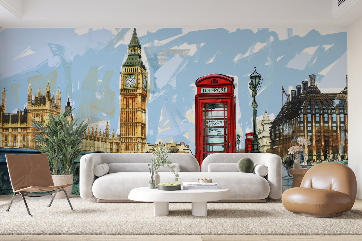 Papier peint 1273 - mockup chambre