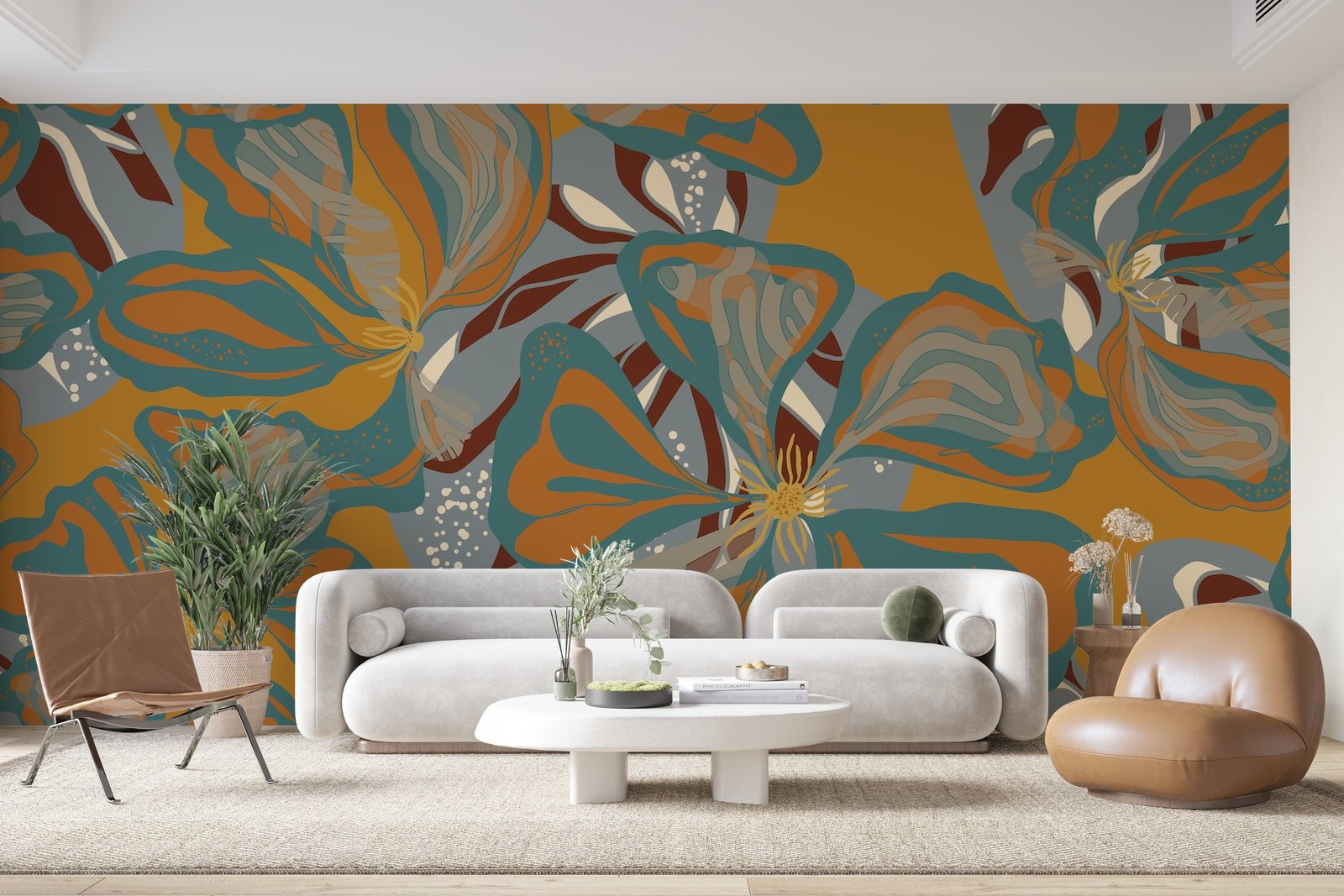 Papier peint 128 - mockup chambre