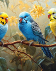 Birds & Raptors Wallpaper - Colorful Parakeets