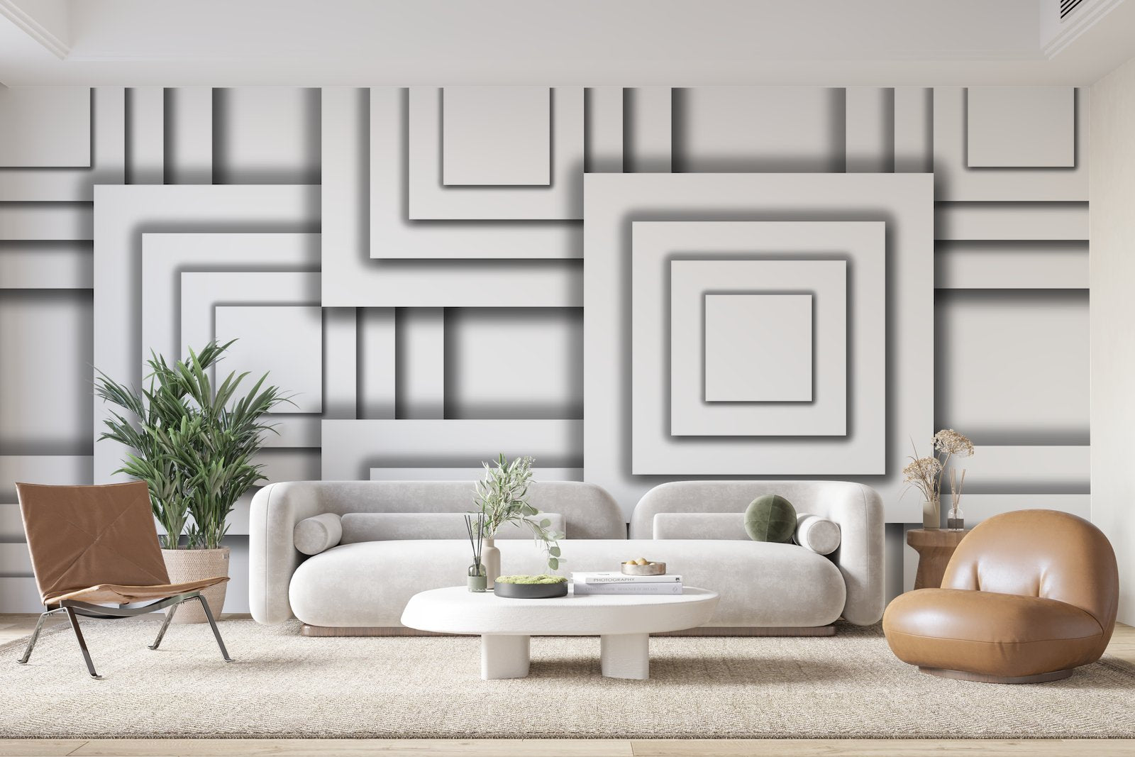 Papier peint 129 - mockup chambre