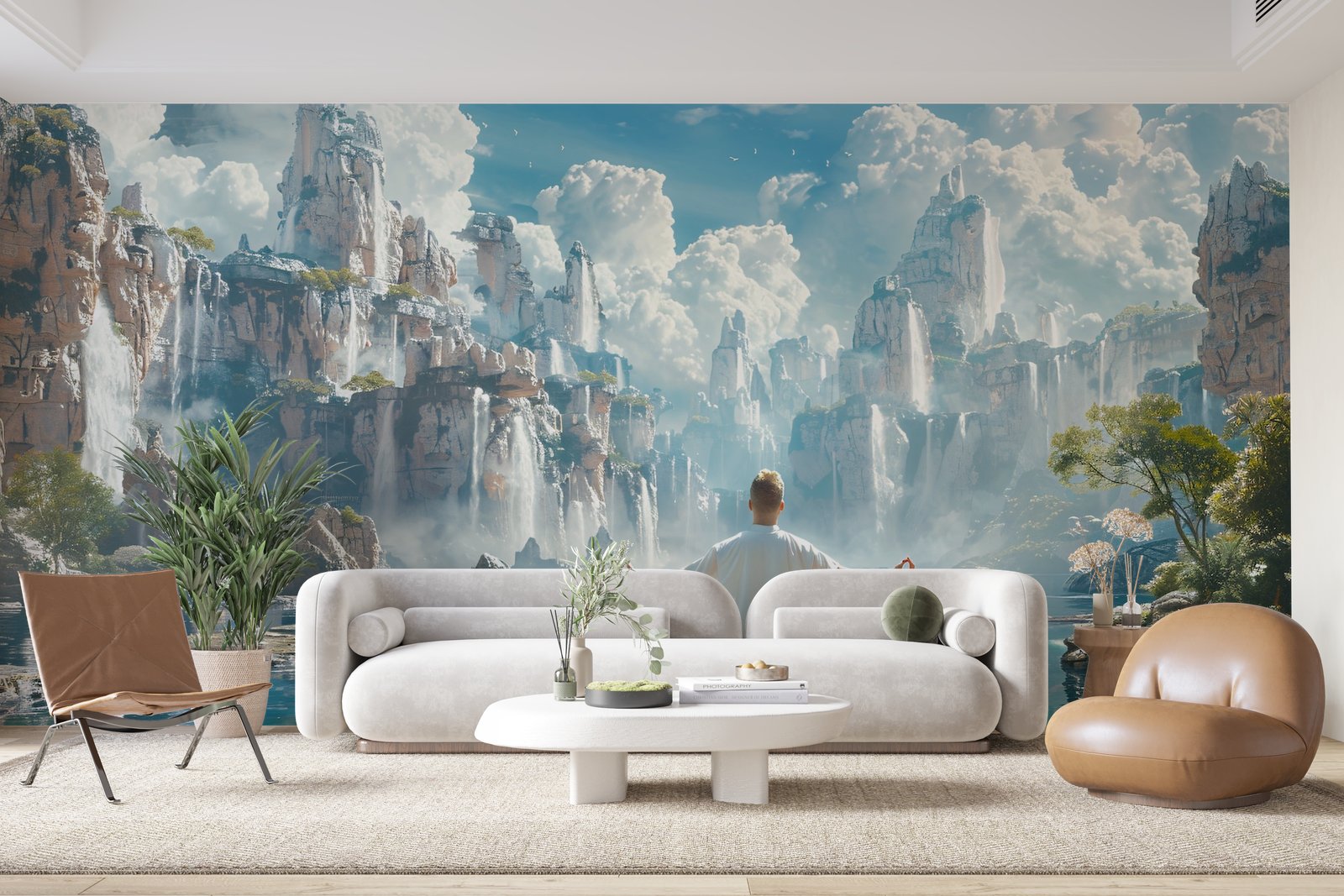 Papier peint 1290 - mockup chambre