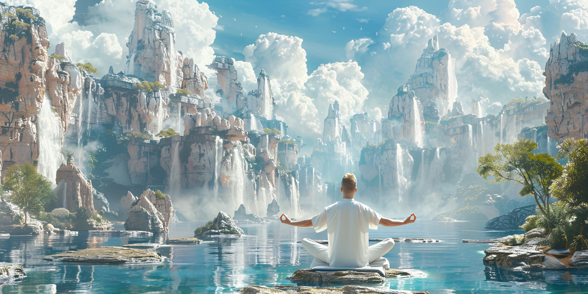 Fantastic Wallpaper - Meditation in the Clouds