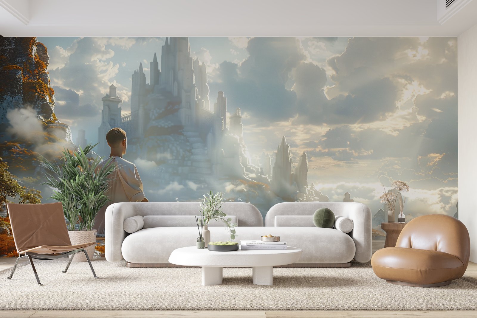 Papier peint 1291 - mockup chambre