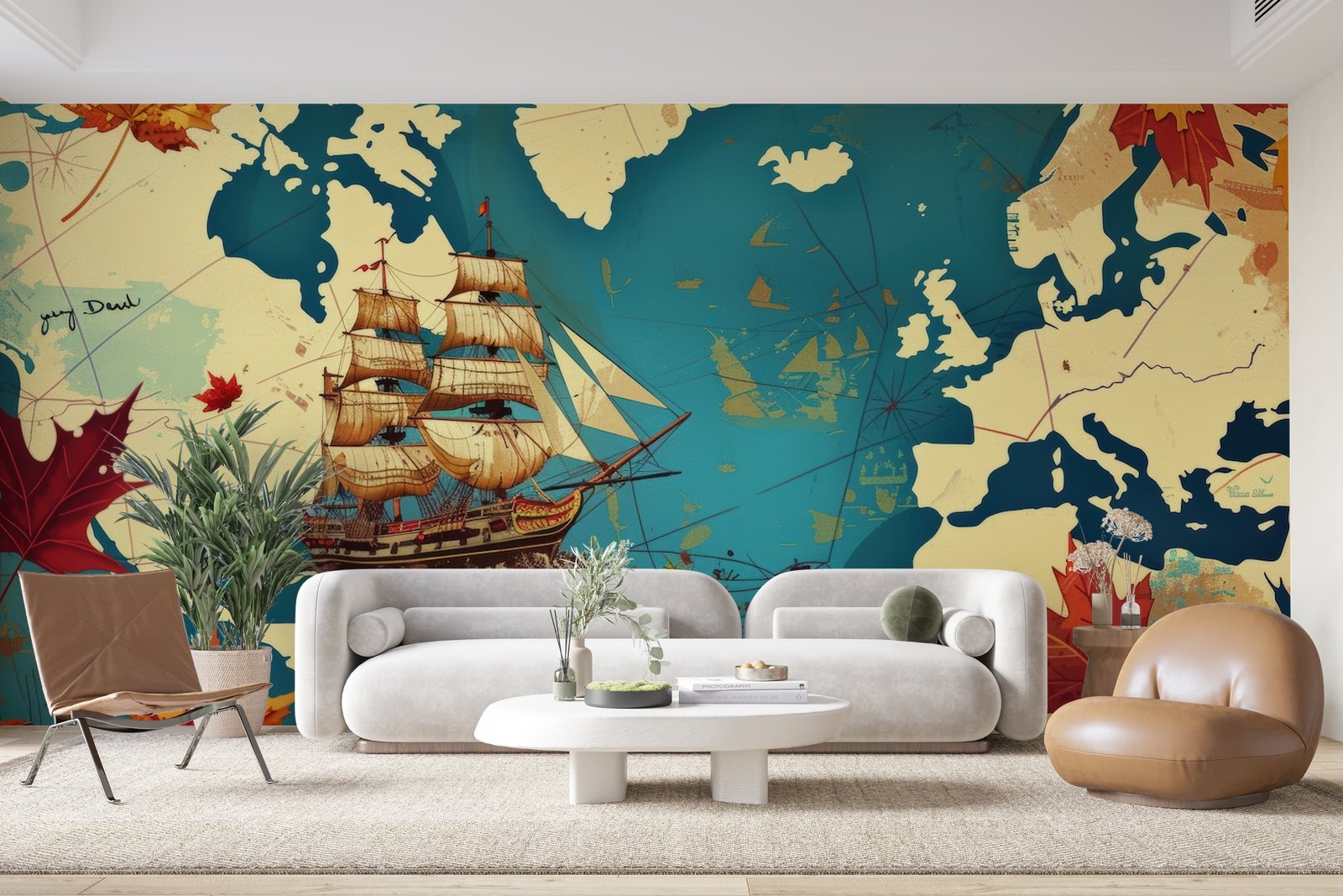 Papier peint 1297 - mockup chambre