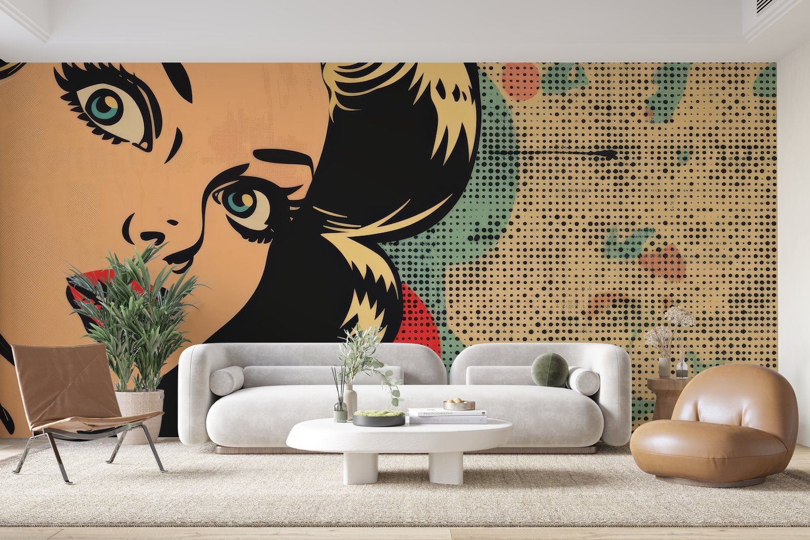 Papier peint 1298 - mockup chambre