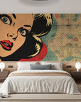 Papier peint 1298 - mockup salon