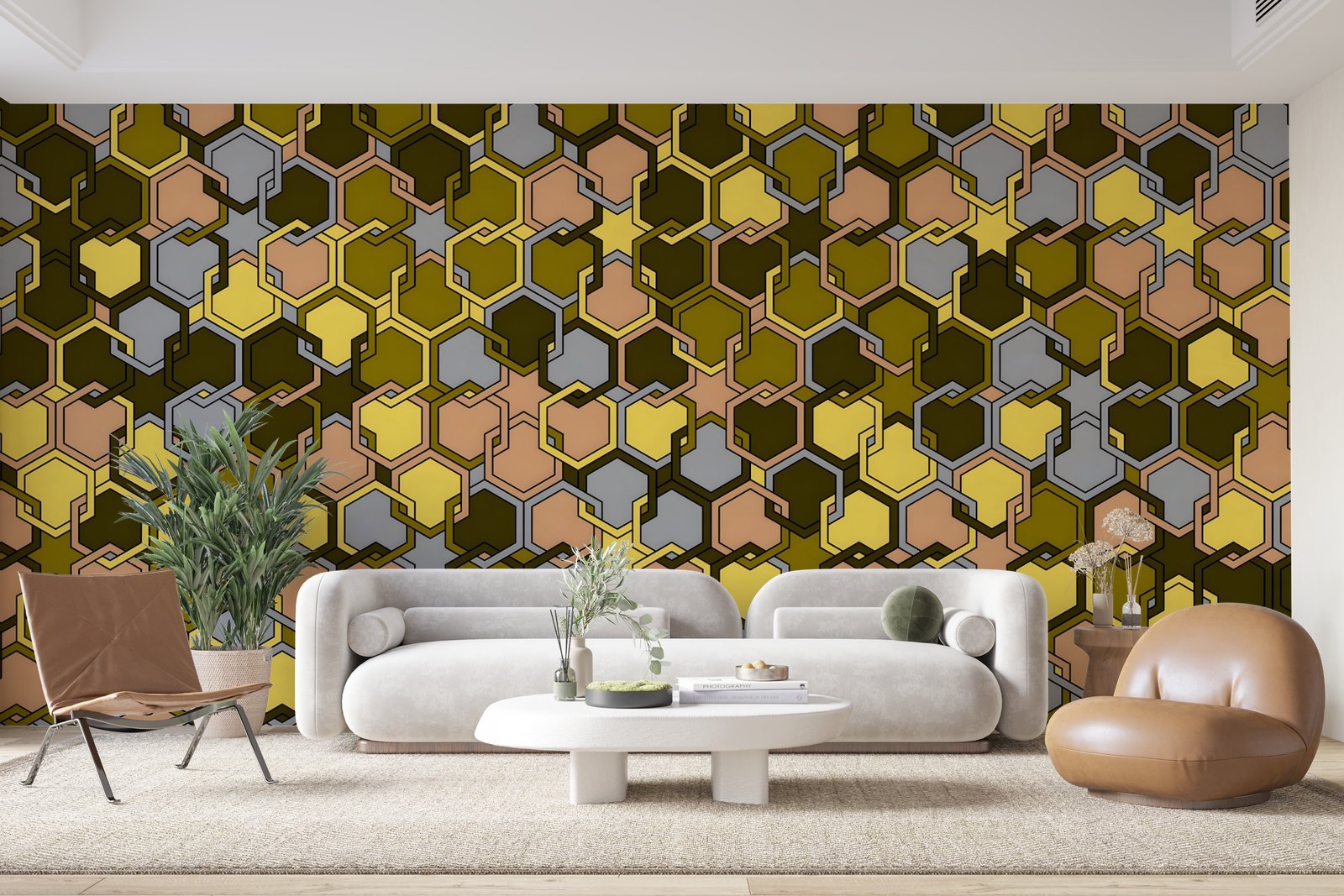 Papier peint 130 - mockup chambre