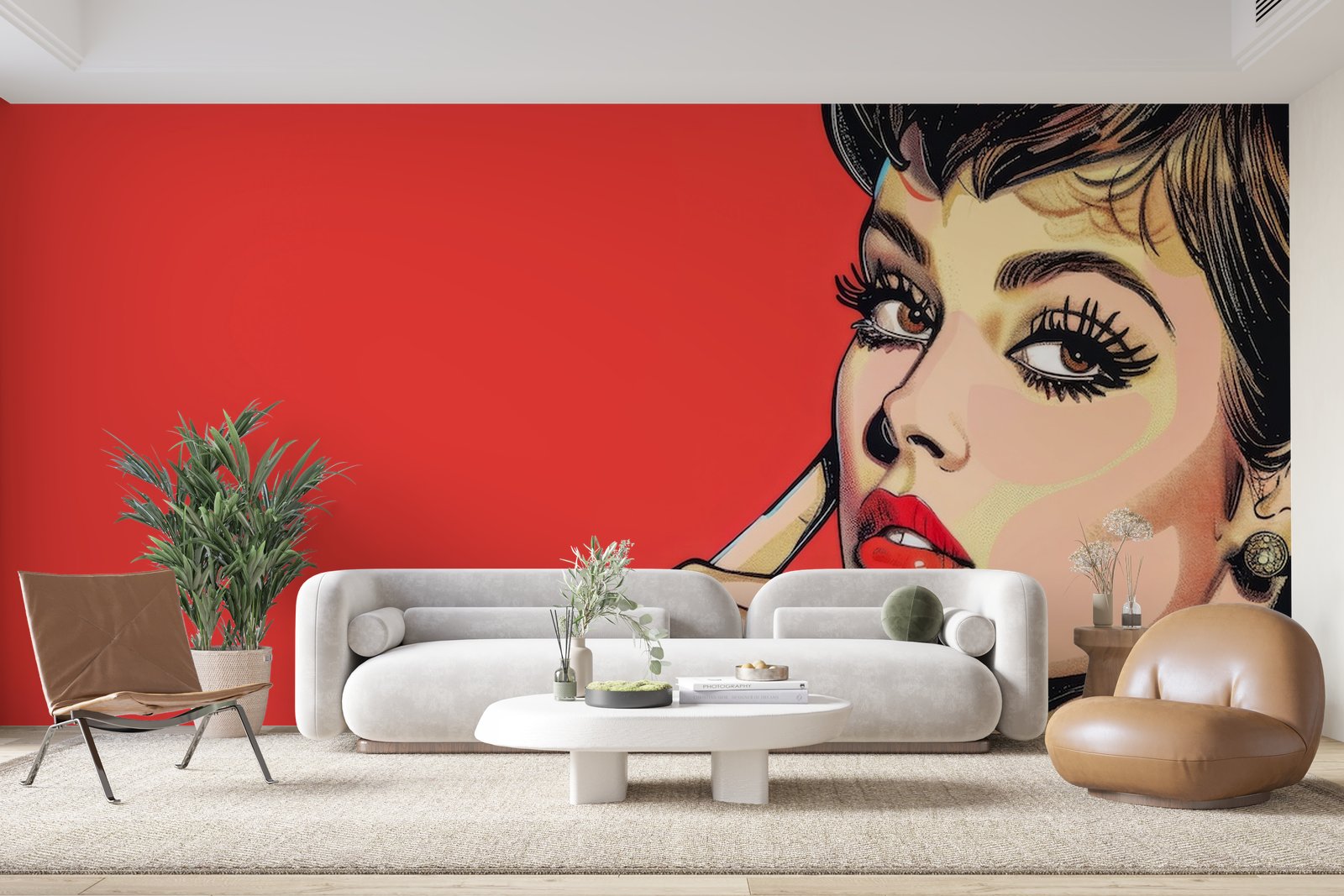 Papier peint 1308 - mockup chambre