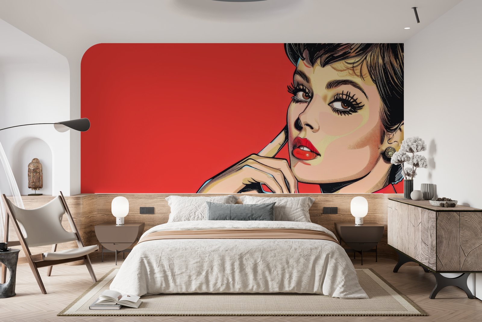 Papier peint 1308 - mockup salon