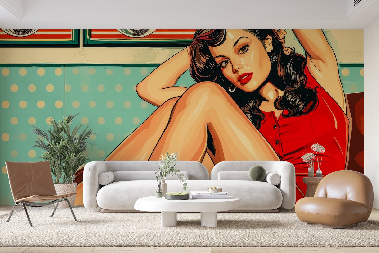 Papier peint 1310 - mockup chambre