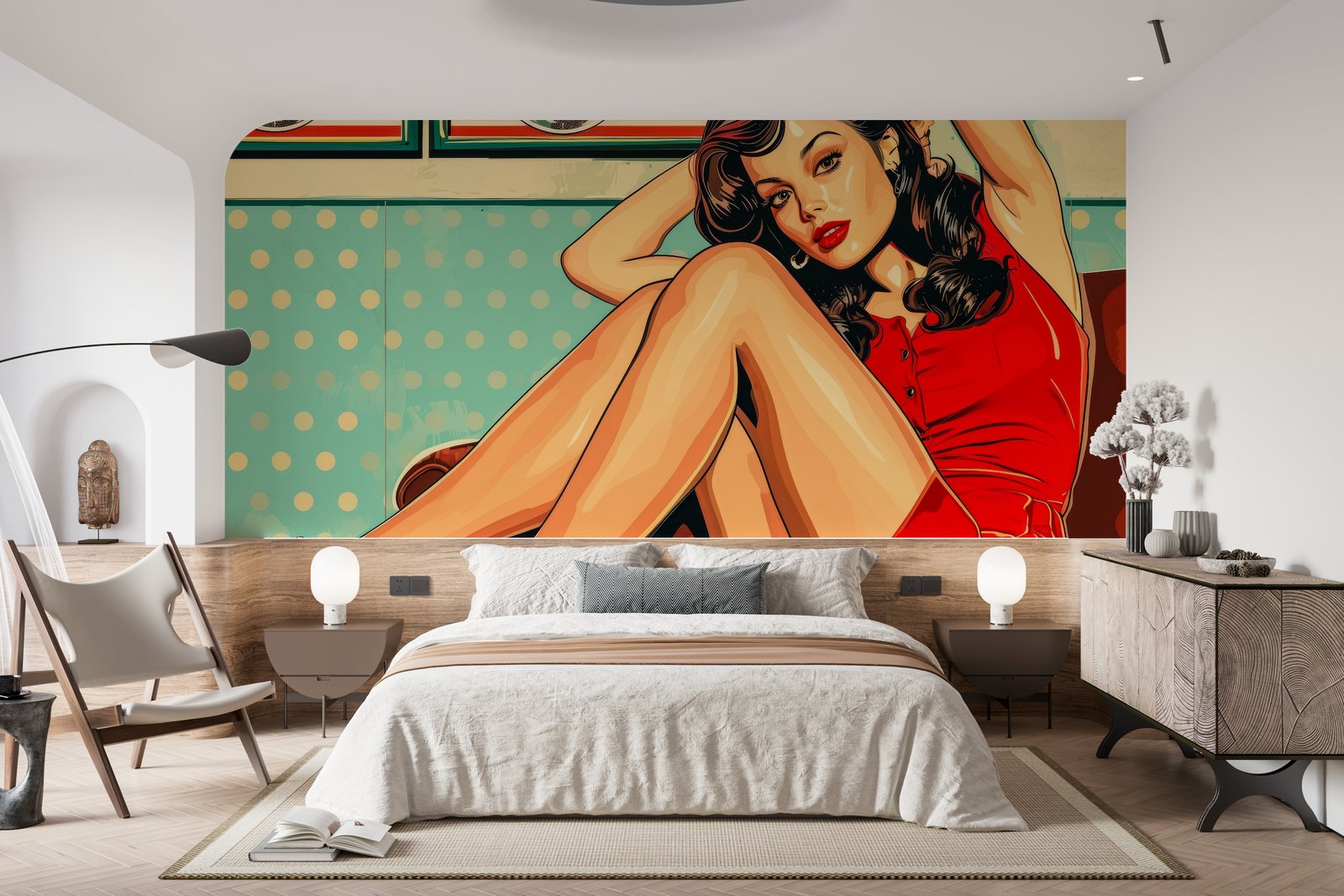 Papier peint 1310 - mockup salon